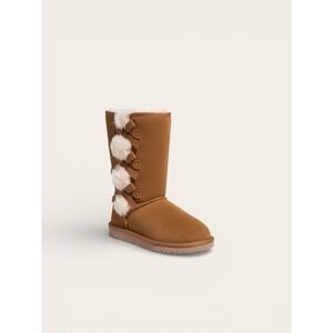 Koolaburra by Ugg Women's Tall Boots Size‎ 8 Chestnut Brown Sherpa Lined